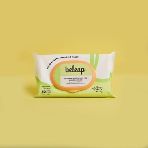 beleap Biodegradable Micellar Deep Cleansing Makeup Removal Wet Wipe Tissue (1 x 40s)